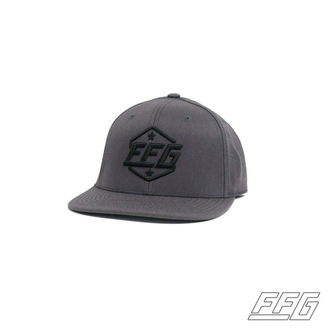 FFG Designed, Warehouse, Fat Fender Hex Logo 6-Panel Snapback, Hats, Fat Fender Garage, Fat Fender Garage