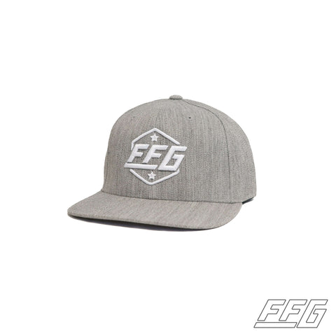 FFG Designed, Warehouse, Fat Fender Hex Logo 6-Panel Snapback, Hats, Fat Fender Garage, Fat Fender Garage