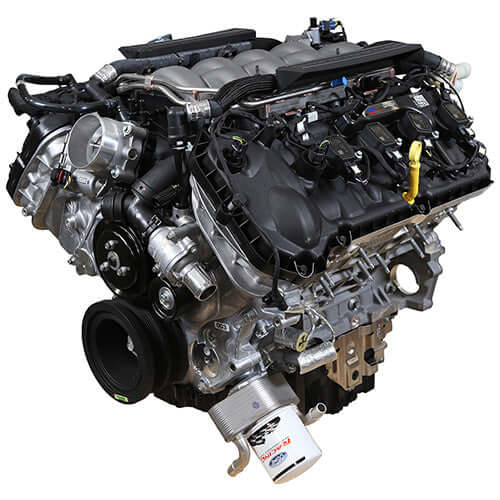 GEN 3 5.0L Coyote 460HP Mustang Crate Engine, M-6007-M50C, The Ford Performance all-aluminum 2018-2020 5.0L Coyote crate engine is a modern 5.0L 32-valve DOHC V-8 that uses advanced features like Direct and Port Fuel Injection, Twin Independent Variable C