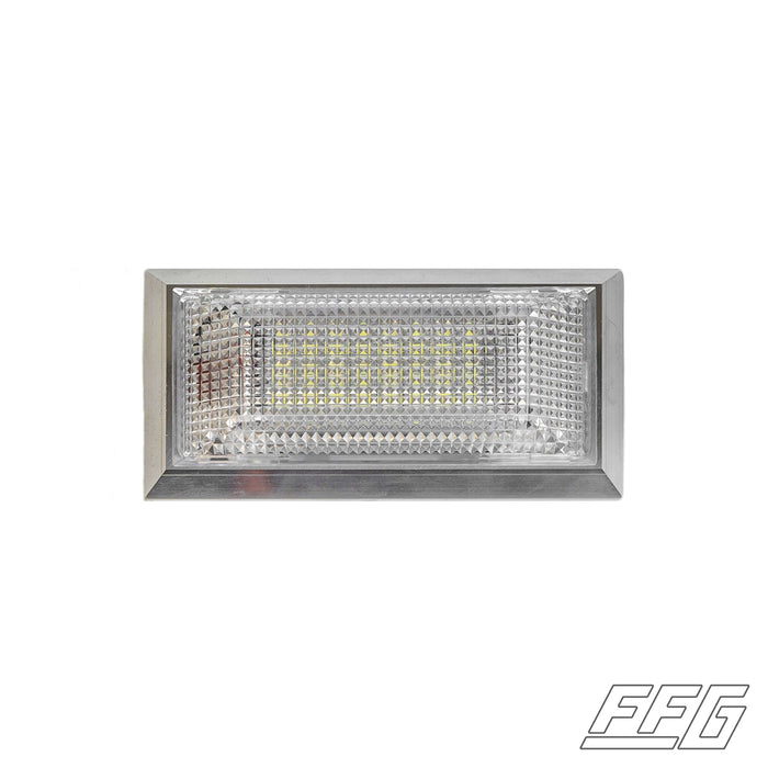 Billet Aluminum LED Dome Light - 1973-79 Ford Truck, FFG-F7379-DL-P, 05/31/22 update: – Polished finishes are running on a 2-4 week lead time. Brighten up your interior with this custom, LED dome light! These lights are designed to mimic an OEM look and p