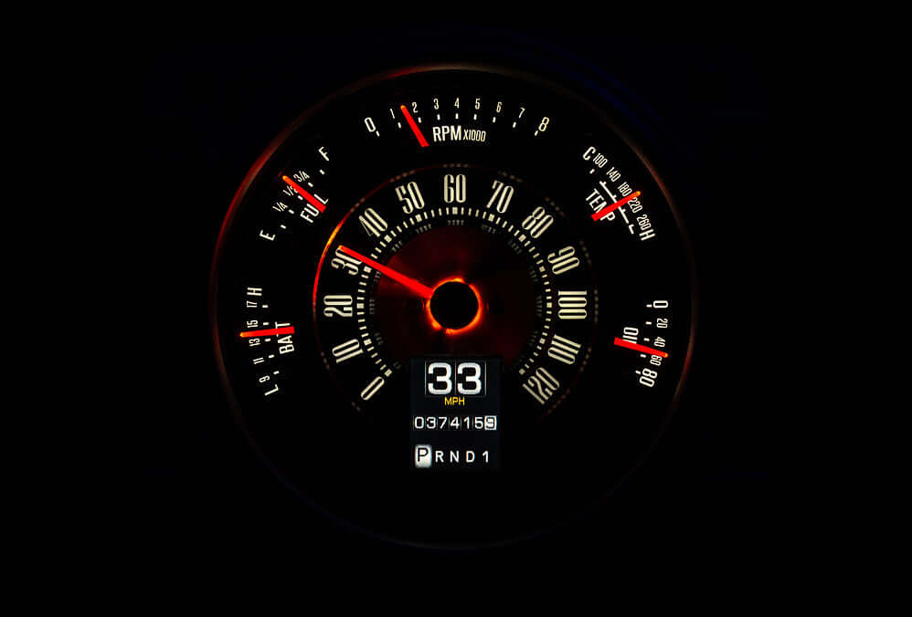RTX Instrument Gauge System | Ford Pickup (1961-66), RTX-6166F-BRO-X, Make ‘em do a double-take when they peer inside your 1961-66 F100. This factory look-alike fits into your existing bezel and delivers a vintage look while adding a tachometer and host o