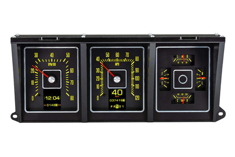 1973-79 Ford Trucks, 1978-79 Ford Bronco, Accessories, aluminum, android, apple, automatic, Black, black anodized, Button, classic, clean, compact, Compatible, cover, Coyote Swap, Coyote Swap Misc, custom, Dakota Digital, Dash, detail, Digital gauge, Drop