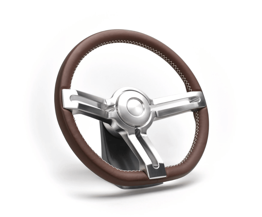 Sparc Industries Billet Steering Wheel | Stallion, SI-BSW-Stlln-Ma-DSmooth-GM4966, The Stallion billet steering wheel is among the premier steering wheels offered on the market for its design and quality. A part of Sparc Industries 'Muscle Series', this s