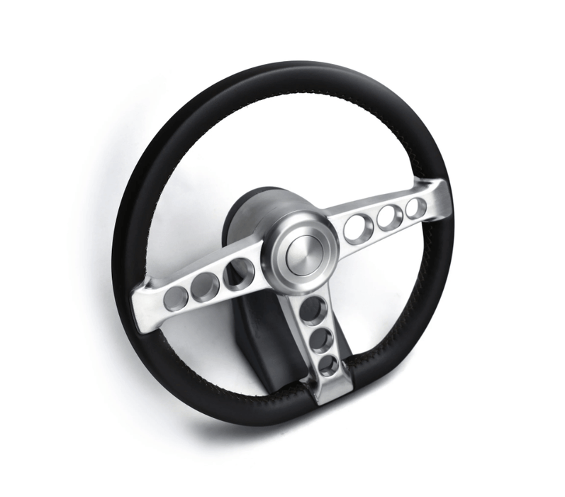 Sparc Industries Billet Steering Wheel | Righteous, SI-BSW-Rghts, Our Righteous steering wheel is among the premier steering wheels offered on the market for its design and quality. Apart of Sparc Industries 'Driver Series', the Righteous steering wheel d