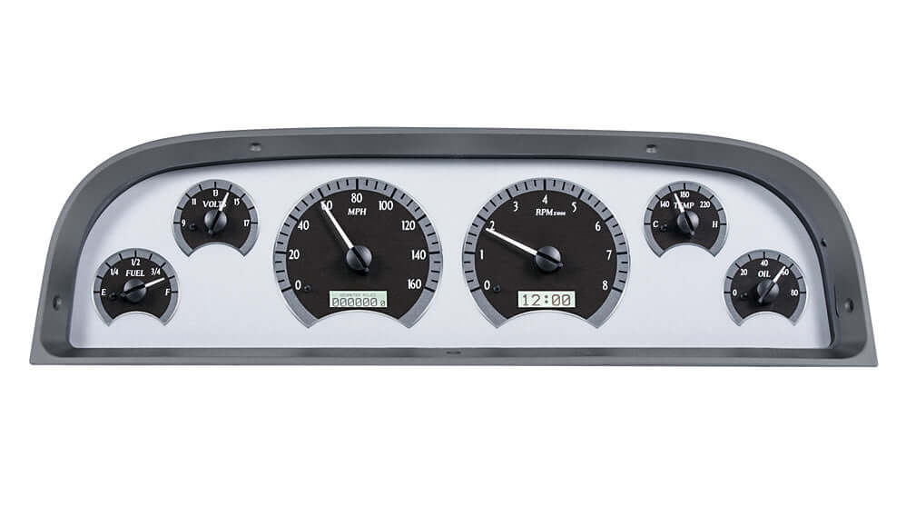 VHX Instrument Gauge System | Chevy Pickup (1960-63), VHX-60C-PU-S-W, Often overlooked by builders but not Dakota Digital, the 1960-66 Chevy trucks feature a wide-open instrument housing just asking to be filled with today’s best technology. These instrum