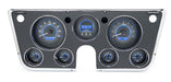 VHX Instrument Gauge System | Chevy Pickup (1967-72), VHX-67C-PU-C-B, 1967-72 GM pickups, Blazers, and Suburbans have a simple dashboard that offers plenty of space for personalization. Making use of a seven-hole instrument bezel, this system boasts six a