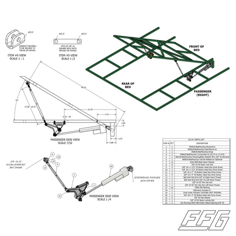 FFG Cantilever Bed Floor Raise Kit – view 6