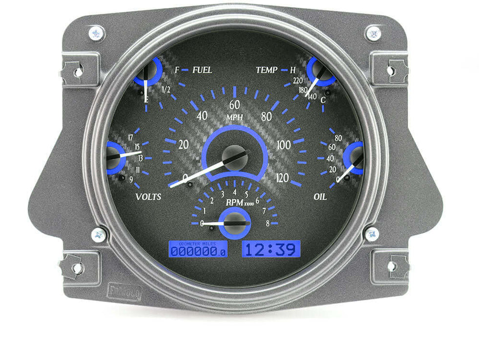 VHX Instrument Gauge System | Ford Bronco (1966-77), VHX-66F-BRO-K, Attention off-roaders! Knowledge is power and can save your hide out on the trail. Take the best line and enjoy six analog gauge readouts and two high-contrast LCD message centers in the