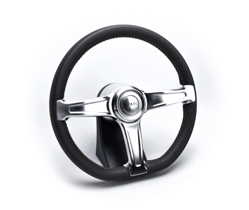 Sparc Industries Billet Steering Wheel | GT, SI-BSW-GT, Our GT steering wheel is among the premier steering wheels offered on the market for its design and quality. Apart of Sparc Industries 'Driver Series', the GT steering wheel design is clean and refin