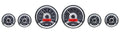 VHX Instrument Universal 5 and 6 Gauge Round, Analog – view 12