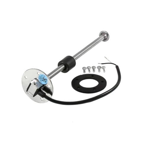 Dropship, DropshipOnly(NoBundle), flange, fuel, Fuel System, gas, OHM, sensor, stainless, stainless steel, vertical, C10/F100 Stainless Sending Unit, Fuel System, Fat Fender Garage, Boyd Welding